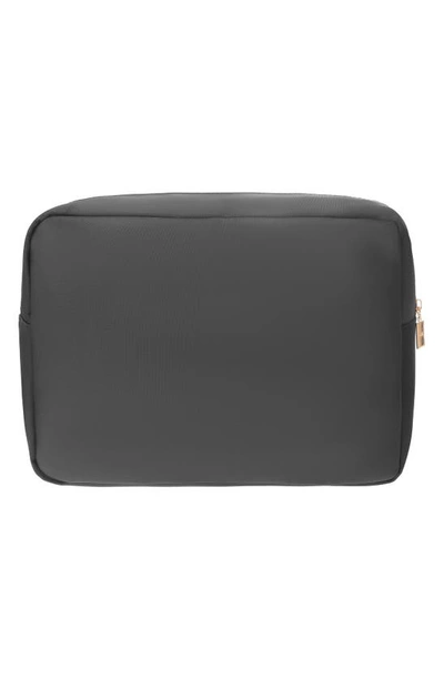Bloc Bags Xl Heart Cosmetics Bag In Black
