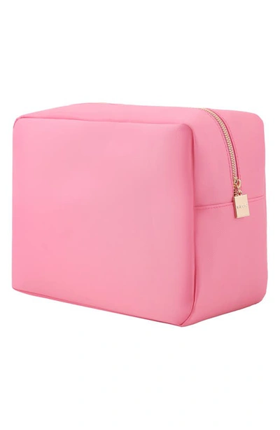 Shop Bloc Bags Extra Large Kiss Cosmetic Bag In Bubblegum Pink