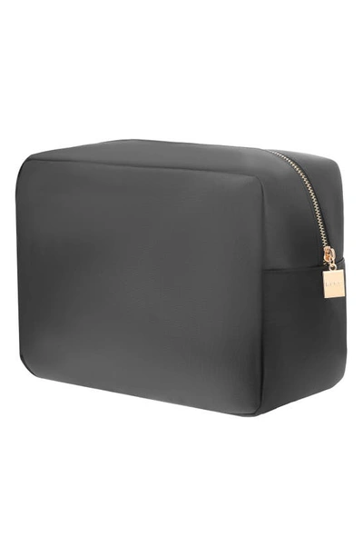 Shop Bloc Bags Xl Heart Cosmetics Bag In Black