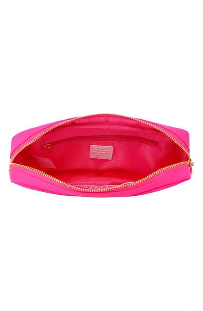 Shop Bloc Bags Medium Flamingo Cosmetic Bag In Hot Pink