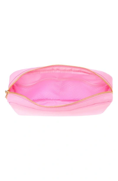 Shop Bloc Bags Medium Lipstick Cosmetic Bag In Baby Pink