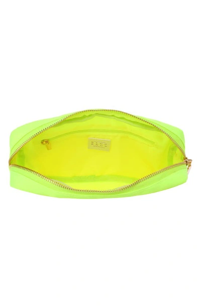 Bloc Bags Medium Kiss Cosmetic Bag In Neon Yellow