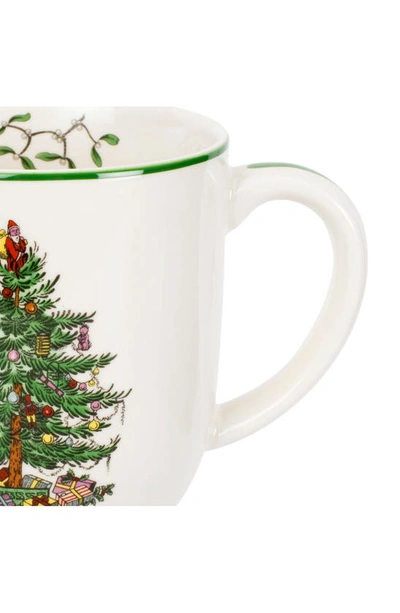 Spode Christmas Tree Coffee Mug In Green