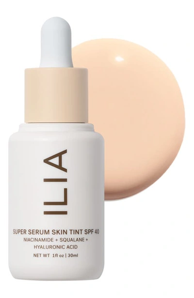Ilia Super Serum Skin Tint Spf 40 Skincare Foundation Tulum St2 1 oz / 30 ml In Rendezvous St1