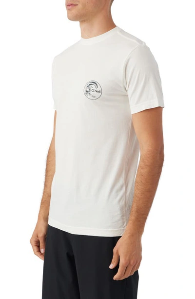 Shop O'neill Seagull Graphic T-shirt In Off White