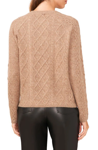 Shop Halogen Mixed Stitch Sweater In Taupe