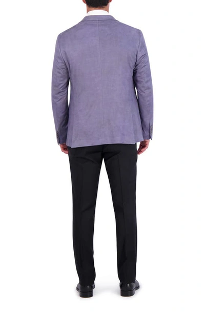 Robert Graham Lubrano Tailored Fit Printed Blazer In Plum