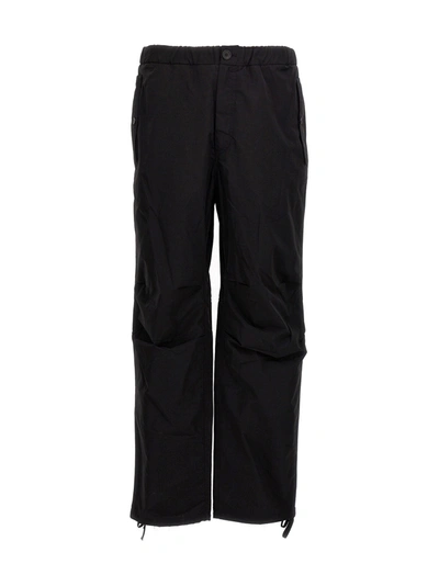 Shop Ferragamo Pantalone Cargo Pants Black