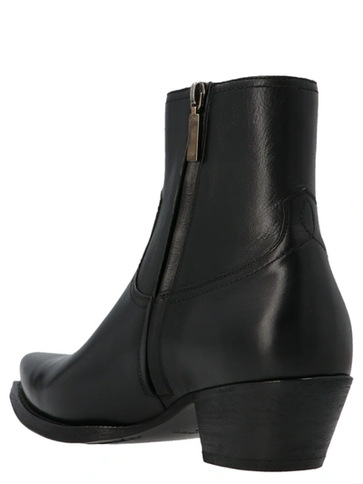 Shop Saint Laurent Lukas Boots, Ankle Boots Black