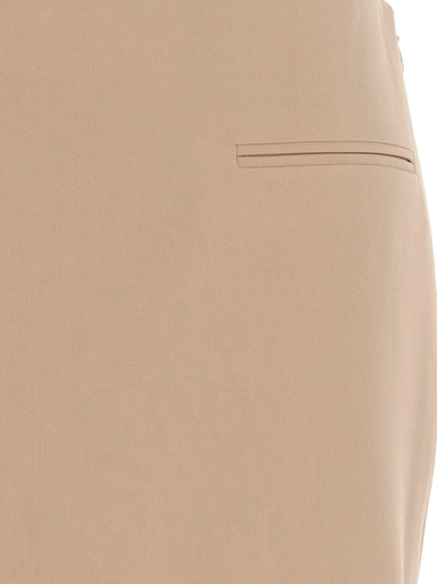 Shop Ferragamo Miniskirt Skirts Beige