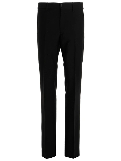 Shop Givenchy Mohair Wool Pants Black