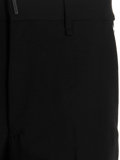 Shop Givenchy Mohair Wool Pants Black