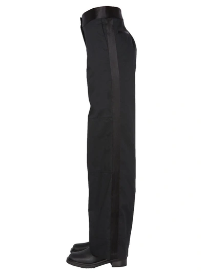 Shop Raf Simons "ceremonial Worker" Trousers In Black