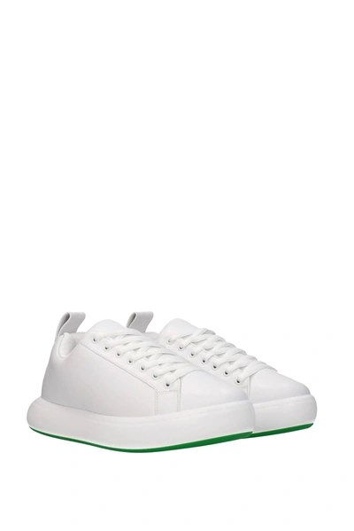 Shop Bottega Veneta Sneakers Leather White
