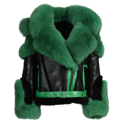 Wanan Touch Sofy Jacket In Black Leather