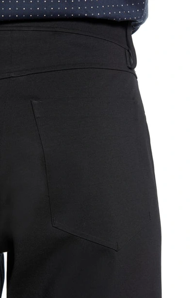 Shop Theory Tech Raffi Compact Trim Fit Ponte Pants In Black