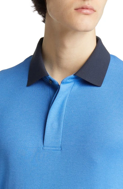 Shop Theory Kayser Anemone Milano Polo In Palace Blue