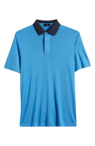 Shop Theory Kayser Anemone Milano Polo In Palace Blue