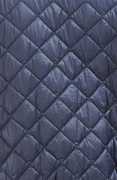 Barbour Liddesdale Quilted Bomber Jacket In Navy