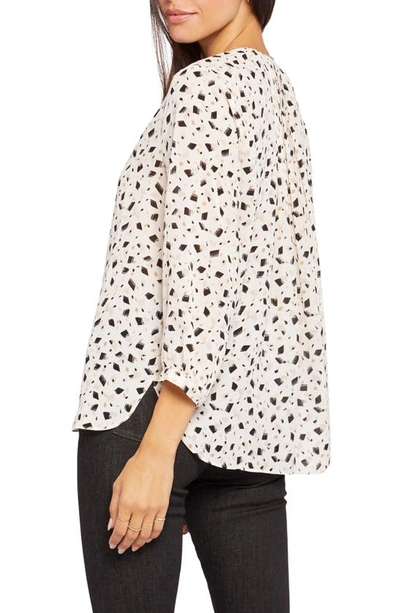 Shop Nydj High-low Crepe Blouse In Ellensburg