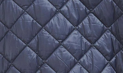 Barbour Liddesdale Quilted Bomber Jacket In Navy