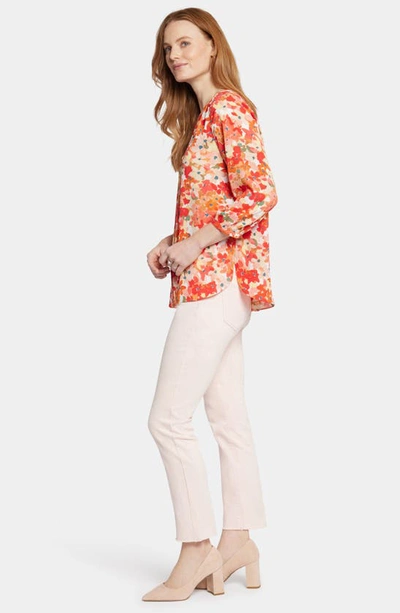 Shop Nydj Pintuck Blouse In Bayview