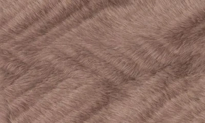 Shop Northpoint Faux Fur Throw Blanket In Mocha