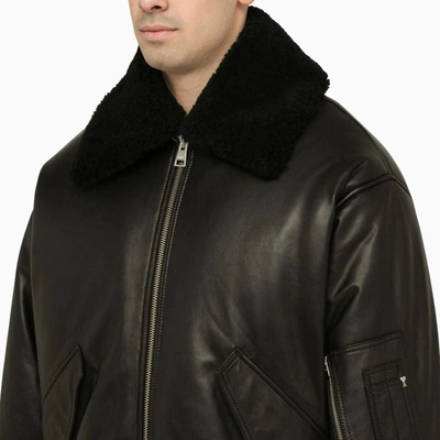 Shop Ami Alexandre Mattiussi Ami Paris Bomber Jacket In Black
