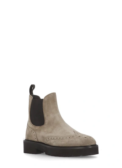 Shop Doucal's Boots Grey
