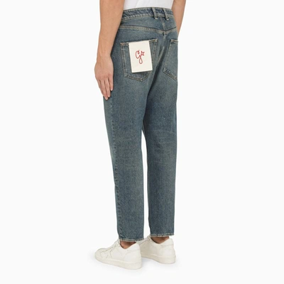 Shop Golden Goose Deluxe Brand Slim Cropped Jeans In Blue