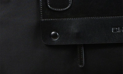 Shop Champs Waterproof Nylon Duffle Bag In Black