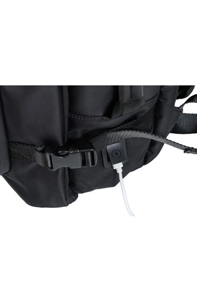 Champs Waterproof Nylon Backpack In Black