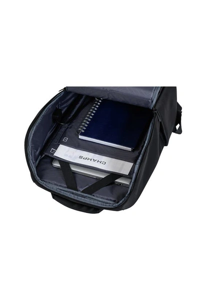Shop Champs Waterproof Laptop Backpack In Black