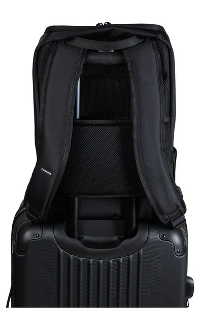 Champs Waterproof Laptop Backpack In Black