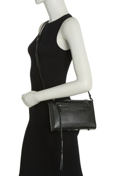 Shop Rebecca Minkoff Avery Leather Crossbody Bag In Black