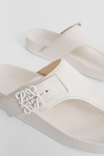 Shop Loewe Woman White Sandals