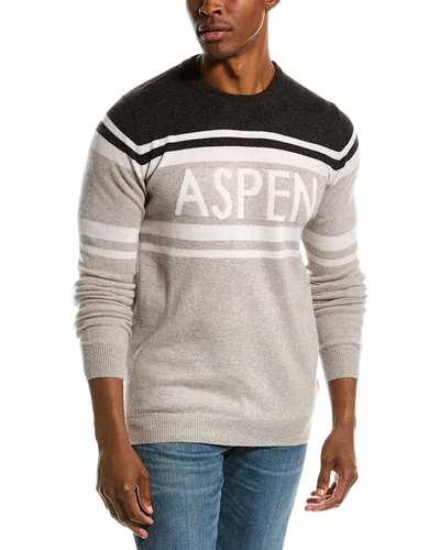 Shop Scott & Scott London Aspen Wool & Cashmere-blend Sweater In Black