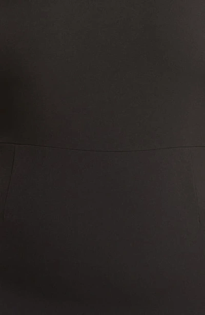 Shop Chelsea28 Print Ruffle Sleeve Midi Dress In Black