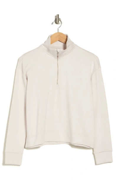 Shop Apana Infinity Quarter-zip Pullover In White Sand