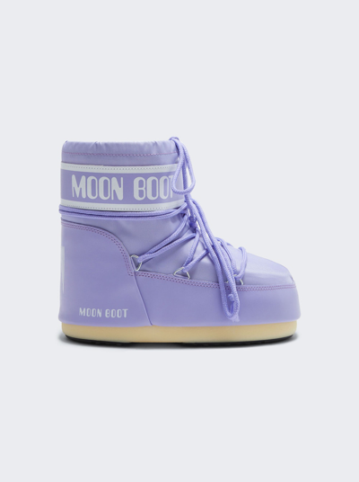 Shop Moon Boot Icon Low Nylon Boots In Lilac