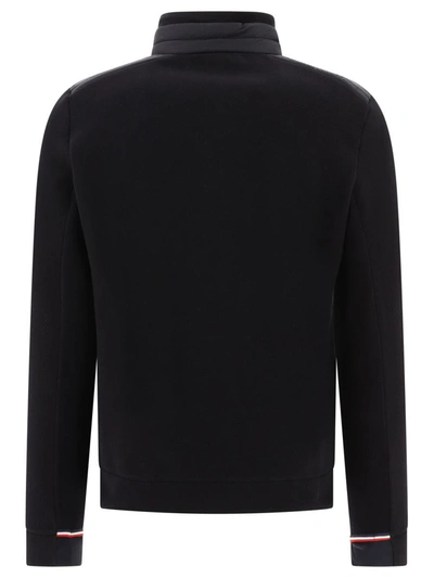 Shop Moncler Grenoble Fleece Jacket In Black