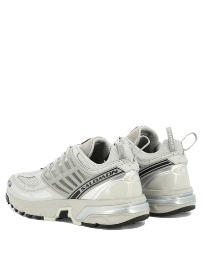 Shop Salomon "acs Pro" Sneakers In Grey
