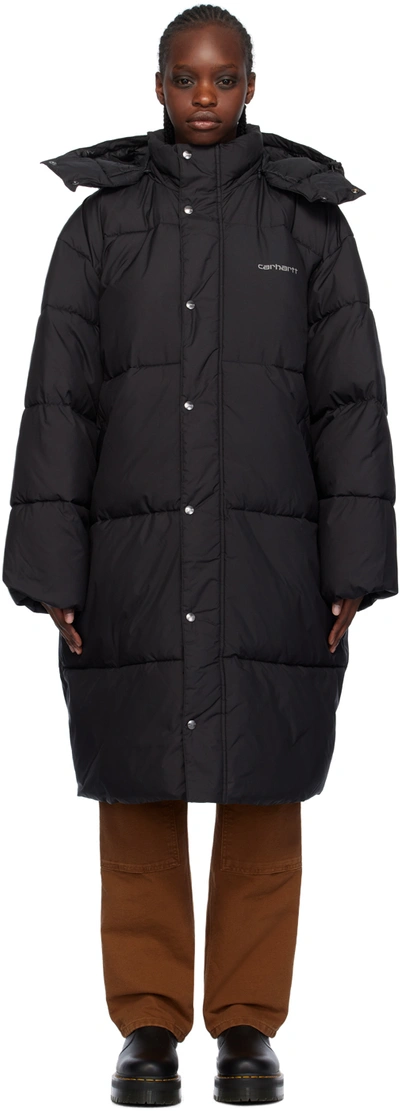 Shop Carhartt Black Killington Puffer Jacket In Black / Blacksmith