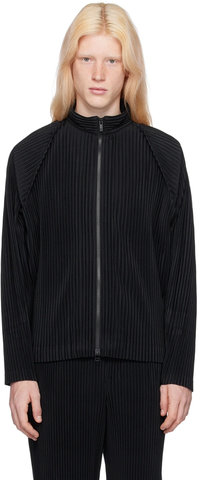 Shop Issey Miyake Black Monthly Colors October Jacket In 15-black