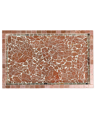 Tiramisu Decorative Pink Accent Tray In Pink