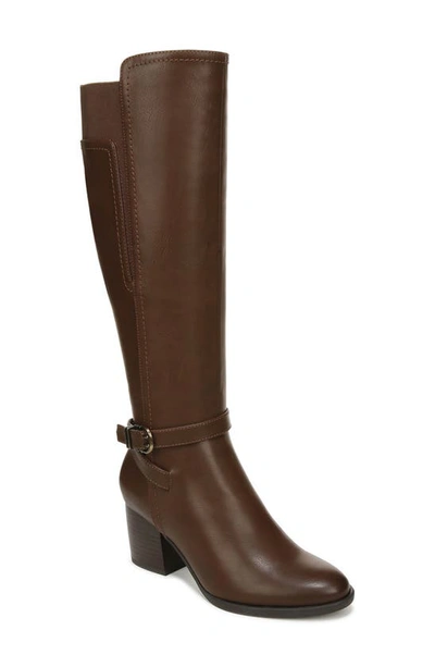 Shop Soul Naturalizer Uptown Knee High Boot In Dark Brown Faux Leather