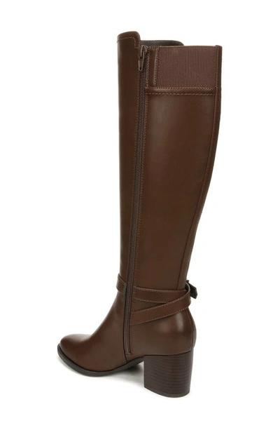 Soul Naturalizer Uptown Knee High Boot In Dark Brown Faux Leather