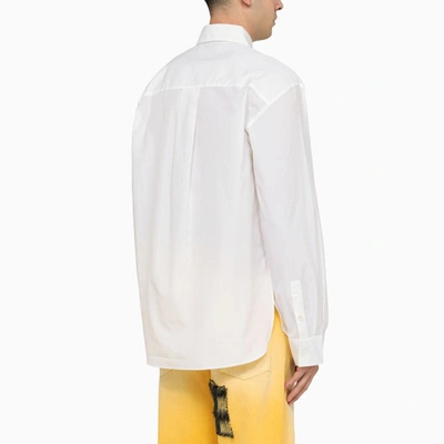 Shop Marni Classic Poplin Shirt In White