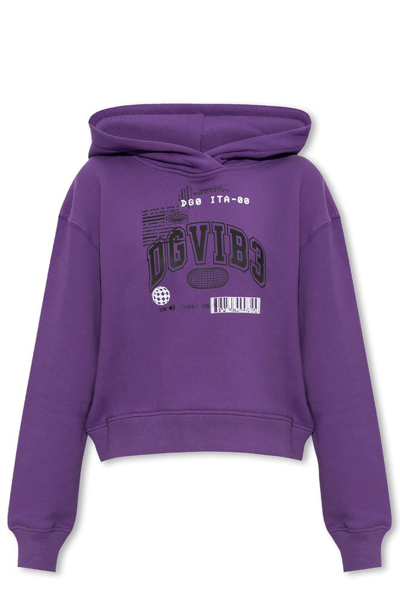 Shop Dolce & Gabbana Logo Printed Long In Purple