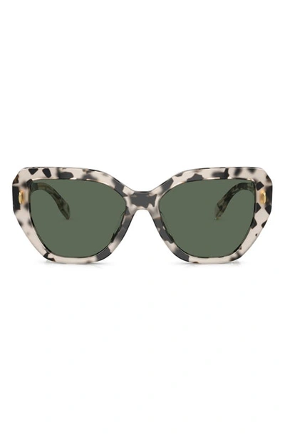 Shop Tory Burch 55mm Cat Eye Sunglasses In Tortoise